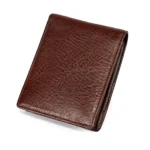 8018 Antimagnetic RFID Retro Fashion Crazy Horse Texture Leather Wallet for Men and Women - Image 3
