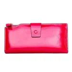 8236 Antimagnetic RFID Multi-function Oil Wax Leather Lady Wallet Large-capacity Purse - Image 2