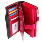 8236 Antimagnetic RFID Multi-function Oil Wax Leather Lady Wallet Large-capacity Purse - Image 5
