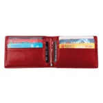 9037 Antimagnetic RFID Crazy Horse Texture Leather Wallet Billfold for Men and Women - Image 4