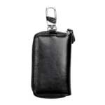 9101 Multi-function Waist Hanging Oil Wax Leather Zipper Wallet Keys Holder Bag - Image 5