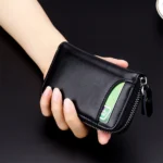 9106 Large-capacity Zipper Leather Keys Holder Bag Multi-function Wallet - Image 8