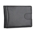 9601 Antimagnetic RFID Mini Crazy Horse Texture Leather Wallet Billfold - Image 2