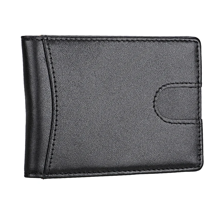 CCB6694_1.webp 9601 Antimagnetic RFID Mini Crazy Horse Texture Leather Wallet Billfold - Image 2