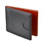 9601 Antimagnetic RFID Mini Crazy Horse Texture Leather Wallet Billfold - Image 4