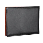9601 Antimagnetic RFID Mini Crazy Horse Texture Leather Wallet Billfold - Image 5