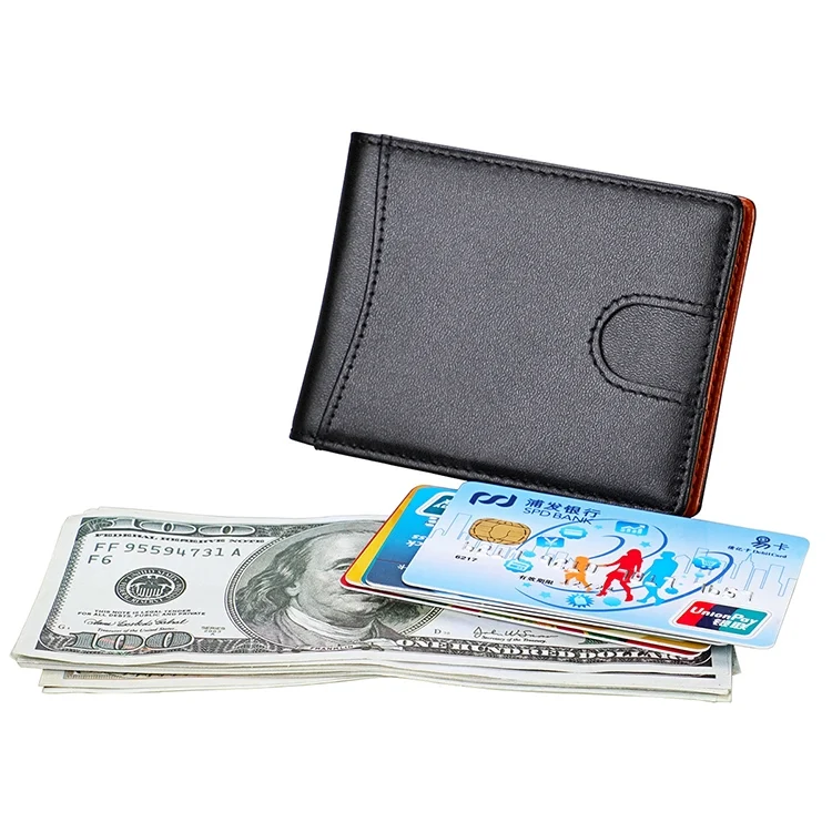 CCB6694_8.webp 9601 Antimagnetic RFID Mini Crazy Horse Texture Leather Wallet Billfold - Image 9