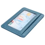 KB37 Antimagnetic RFID Litchi Texture Leather Card Holder Wallet Billfold for Men and Women - Image 3