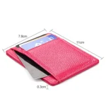 KB37 Antimagnetic RFID Litchi Texture Leather Card Holder Wallet Billfold for Men and Women - Image 4