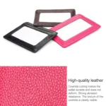 KB37 Antimagnetic RFID Litchi Texture Leather Card Holder Wallet Billfold for Men and Women - Image 5