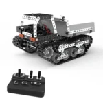 MoFun SW(RC)-007 2.4G Wireless Remote Control 10-channel Dump Truck Children DIY Stainless Steel Assembled Toy - Image 2