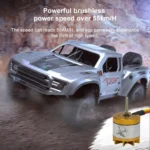 FY-08 Brushless Version 2.4G Remote Control Off-road Vehicle 1:12 Four-wheel Drive Short Truck High-speed Remote Control Car, EU Plug - Image 14