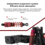 FY-08 Brushless Version 2.4G Remote Control Off-road Vehicle 1:12 Four-wheel Drive Short Truck High-speed Remote Control Car, EU Plug - Image 8