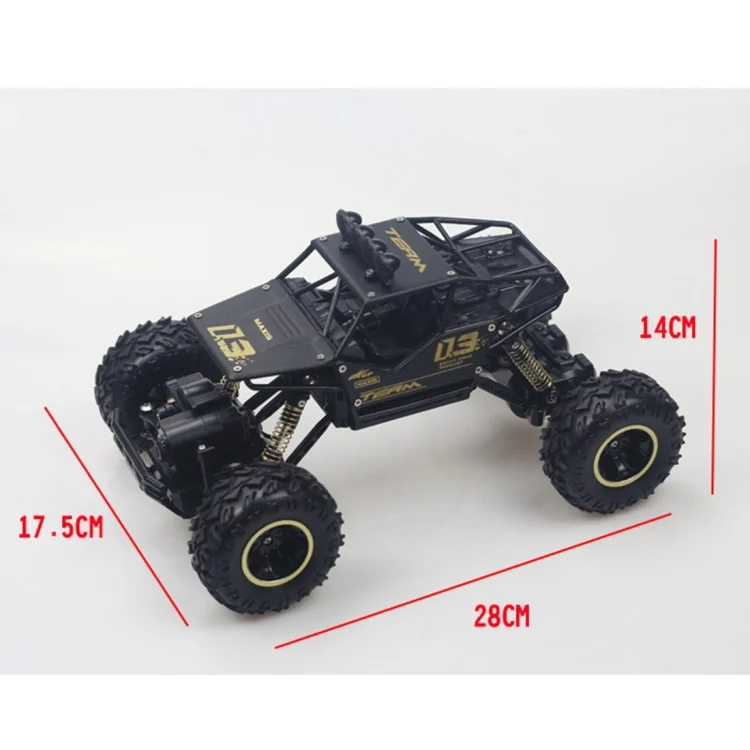 CHT0917_B1.webp HD6026 1:16 Large Alloy Climbing Car Mountain Cross-country Four-wheel Drive Remote Control Car Toy, Size: 28cm - Image 3