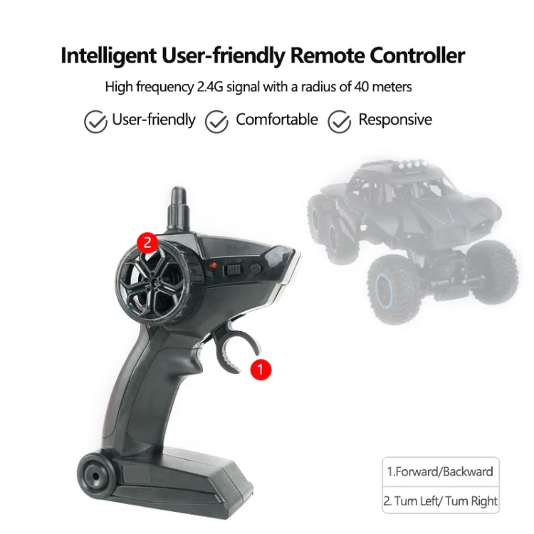 CHT1064_2.webp YDJ-D823 1:12 6WD 2.4G Remote Control Car Off-Road Vehicles - Image 3