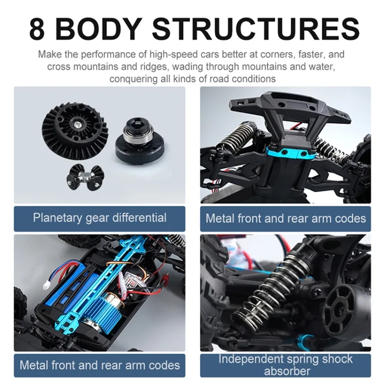 CHT1181_B3.webp SCY-16201 2.4G 1:16 Electric 4WD RC Racing Off-road Vehicle Car Toy - Image 5