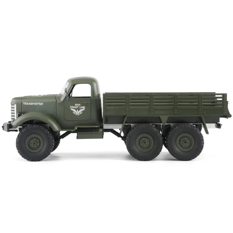 CHT1221AG_3.webp JJR/C Q60 Transporter-1 Full Body 1:16 Mini 2.4GHz RC 6WD Tracked Off-Road Military Truck Car Toy - Image 4