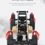 JJR/C Q60 Transporter-1 Full Body 1:16 Mini 2.4GHz RC 6WD Tracked Off-Road Military Truck Car Toy - Image 9