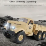 JJR/C Q60 Transporter-1 Full Body 1:16 Mini 2.4GHz RC 6WD Tracked Off-Road Military Truck Car Toy - Image 10