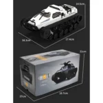 SG-1203 1:12 2.4G Simulation Remote Control EV Tracked Vehicle Tank Off-road Vehicle Model Car Toy - Image 9