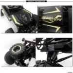 HD609 1:8 Oversized Alloy Climbing Car Off-road Remote Control Vehicle Toy - Image 3