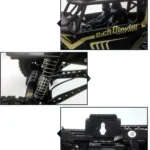 HD609 1:8 Oversized Alloy Climbing Car Off-road Remote Control Vehicle Toy - Image 4