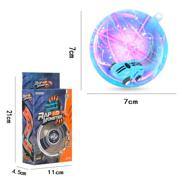 CHT4579L_3.webp S618 360 Degree Rotary Mini High Speed Laser Pocket Car Racing Model Vehicle Toy - Image 4