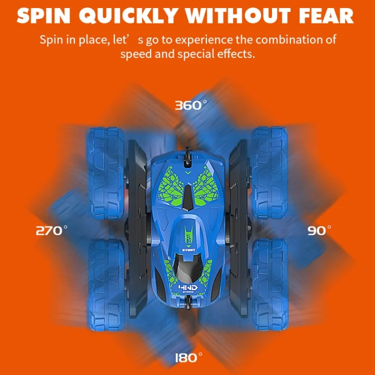 CHT5691L_10.webp JJR/C Q9 2.4Ghz Remote Control Stunt Tumbling Car Vehicle Toy - Image 11