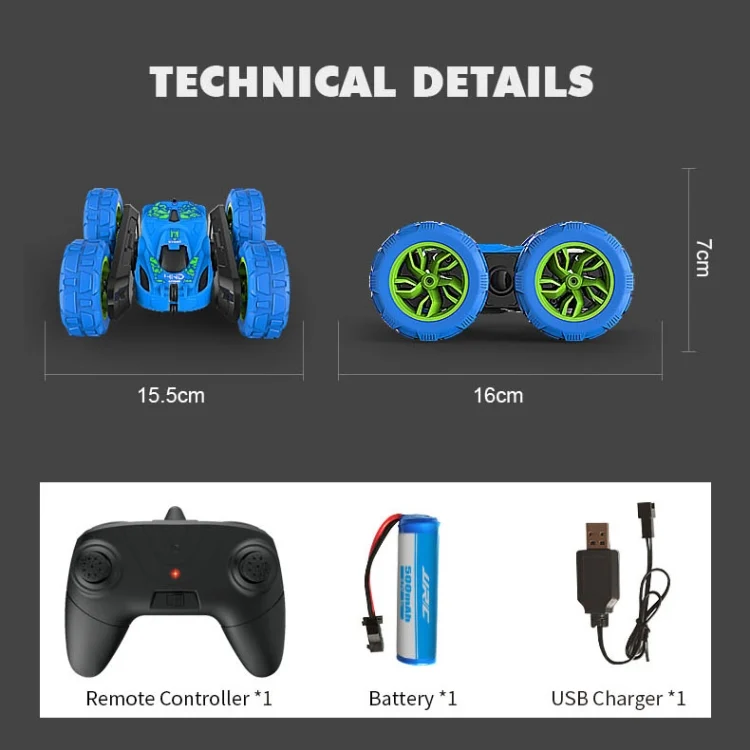 CHT5691L_8.webp JJR/C Q9 2.4Ghz Remote Control Stunt Tumbling Car Vehicle Toy - Image 9
