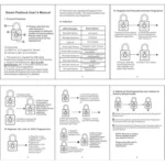 X007 Micro USB Charging Mini Metal Fingerprint Padlock Small Drawer Lock - Image 9