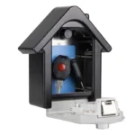 Hut Shape Password Lock Storage Box Security Box Wall Cabinet Safety Box, with 1 Key - Image 4