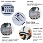 Car Password Lock Storage Box Security Box Hook Installation-free Safety Box - Image 4