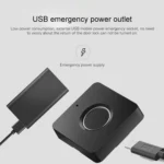 T4 Micro USB Charging Drawer Cabinet Door ABS Smart Fingerprint Lock - Image 4