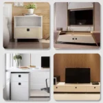 T4 Micro USB Charging Drawer Cabinet Door ABS Smart Fingerprint Lock - Image 7