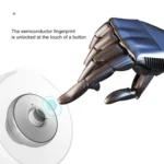 T5 Handle Version Aluminum Alloy Panel Fingerprint Drawer Lock - Image 3