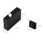 T5 Square Version Aluminum Alloy Panel Fingerprint Drawer Lock - Image 3