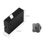 T5 Flower Version Aluminum Alloy Panel Fingerprint Drawer Lock - Image 3
