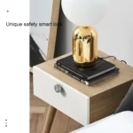 T5 Flower Version Aluminum Alloy Panel Fingerprint Drawer Lock - Image 7