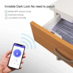 T1 APP Smart Drawer Lock Invisible Lock, Only Supports Remote Authorization to Unlock - Image 4
