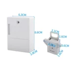 T3 ABS Magnetic Card Induction Lock Invisible Bilateral Open Cabinet Door Lock - Image 2