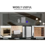 T3 ABS Magnetic Card Induction Lock Invisible Bilateral Open Cabinet Door Lock - Image 12