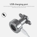 T23F Micro USB Charging Zinc Alloy Smart Triple Linkage Open Fingerprint Drawer Lock File Cabinet Lock - Image 4