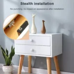 T8+ Non-opening Drawer Lock APP + IC Card Invisible Universal Cabinet Lock - Image 5