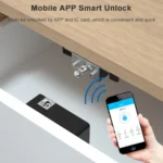 T8+ Non-opening Drawer Lock APP + IC Card Invisible Universal Cabinet Lock - Image 7