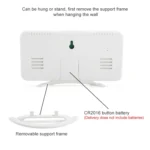 TS-8201-W Multifunctional LED Makeup Mirror Desk Clock Automatic Photosensitive Electronic Alarm - Image 3