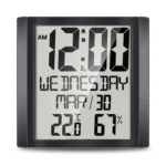 TS-8608 Multifunction Large Screen Clock Household Creative Thermometer Hygrometer - Image 2