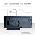 Wall Clock Summer Time Large Screen Clock Living Room Decoration - Image 3