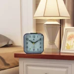Square Mute Alarm Clock Mini Bedside Office Electronic Clock - Image 5