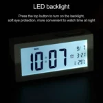 Automatic Night Light Electronic Clock Large Screen Adjustable Backlight Alarm Clock - Image 9