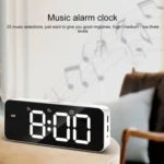 XM905 Multifunctional Voice-activated Alarm Clock LED Electronic Wall Clock - Image 3